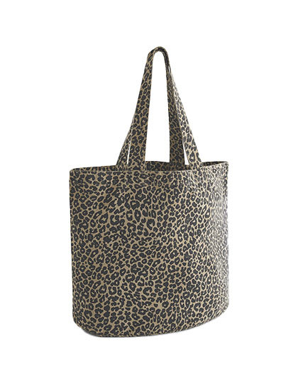 Westford Mill - Leopard Print Canvas Shopper