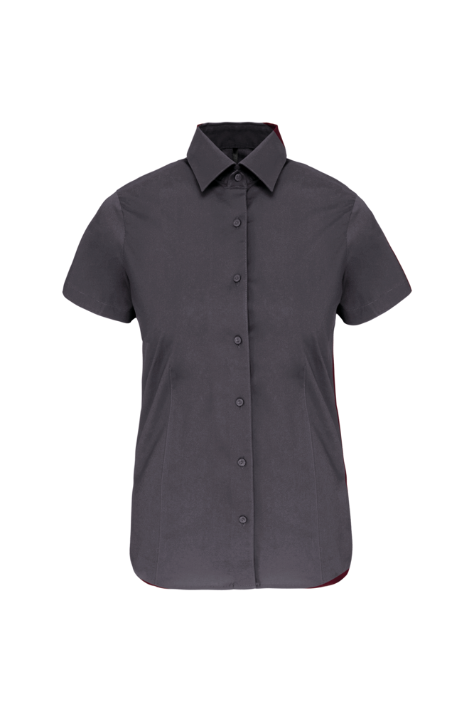 K532 - Dames stretch blouse korte mouwen K532 - Dames stretch blouse korte mouwen