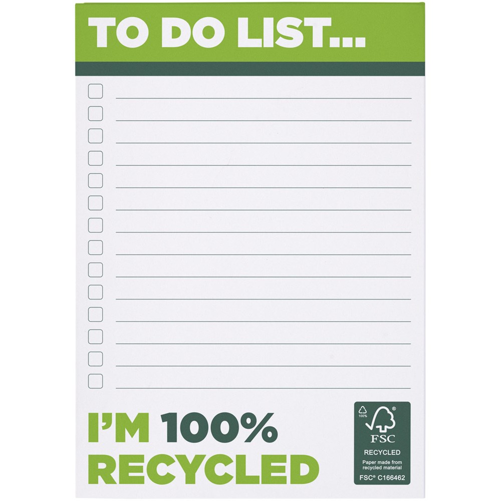 Desk-Mate® gerecycled A6 kladblok