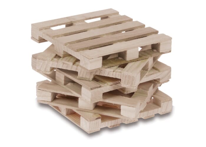 Pallet kubusb. incl. montage