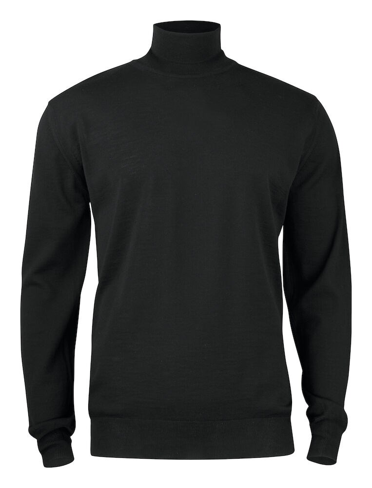 Cutter & Buck - Kennewick Turtleneck Heren Zwart L
