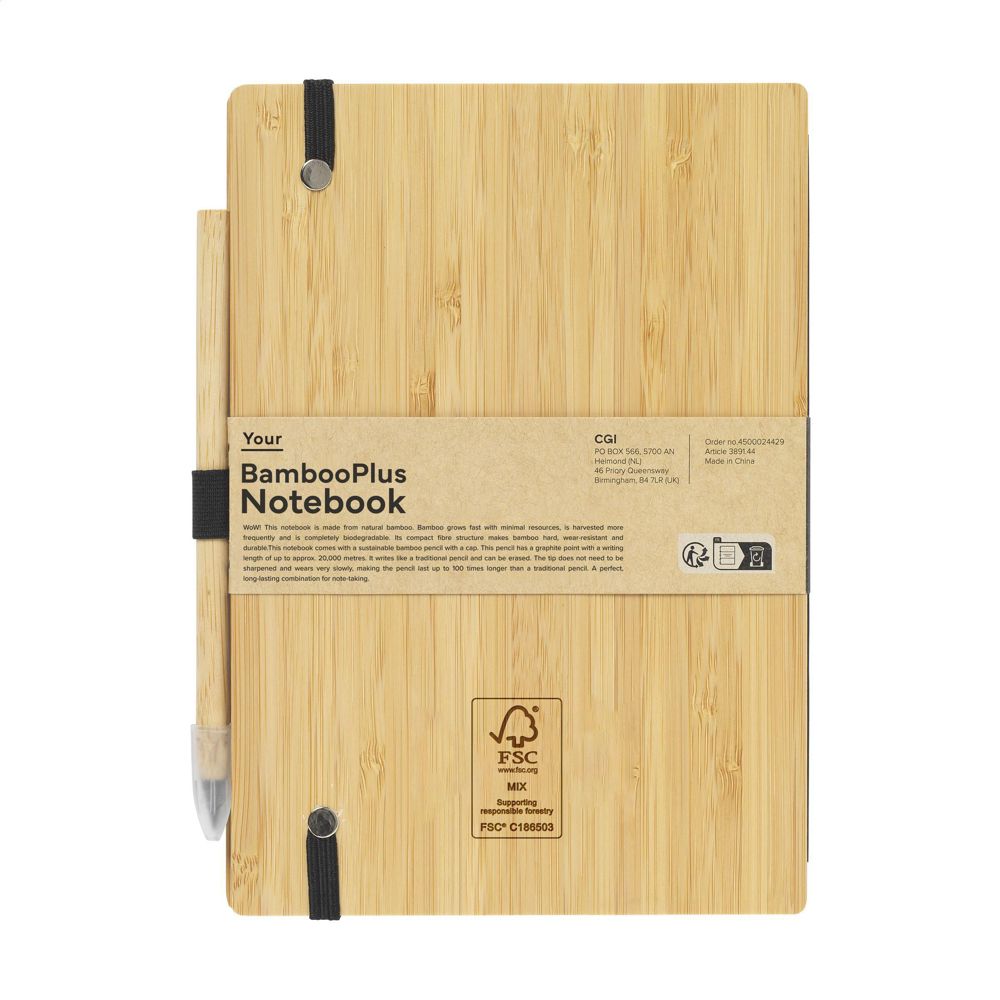 BambooPlus Notebook A5 - Inkless Pen notitieboek